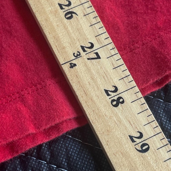 Nike Shirt Mens Large Red Just Do It Tee Short Sleeve - Picture 8 of 8